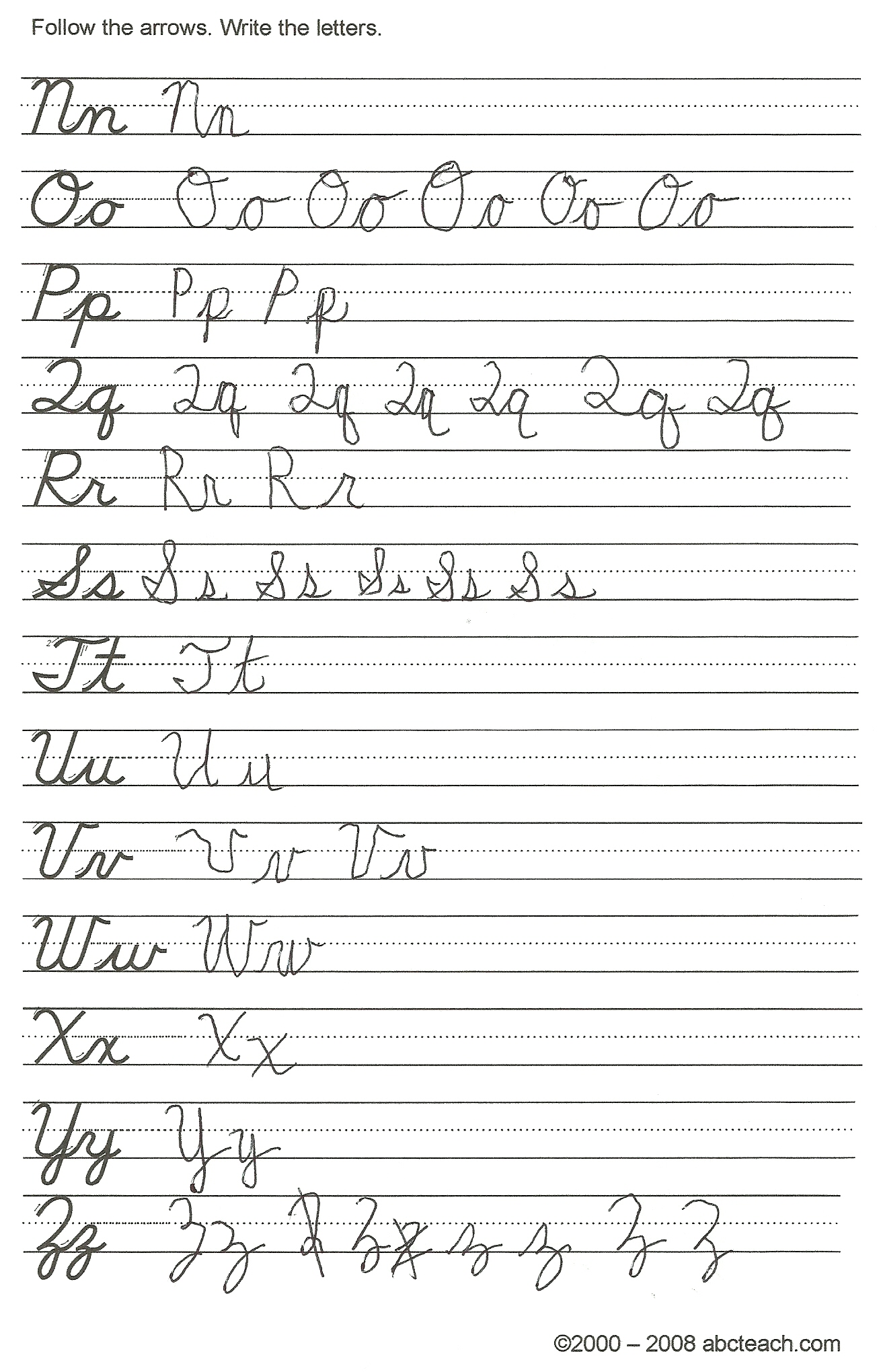 Cursive Handwriting Program Free